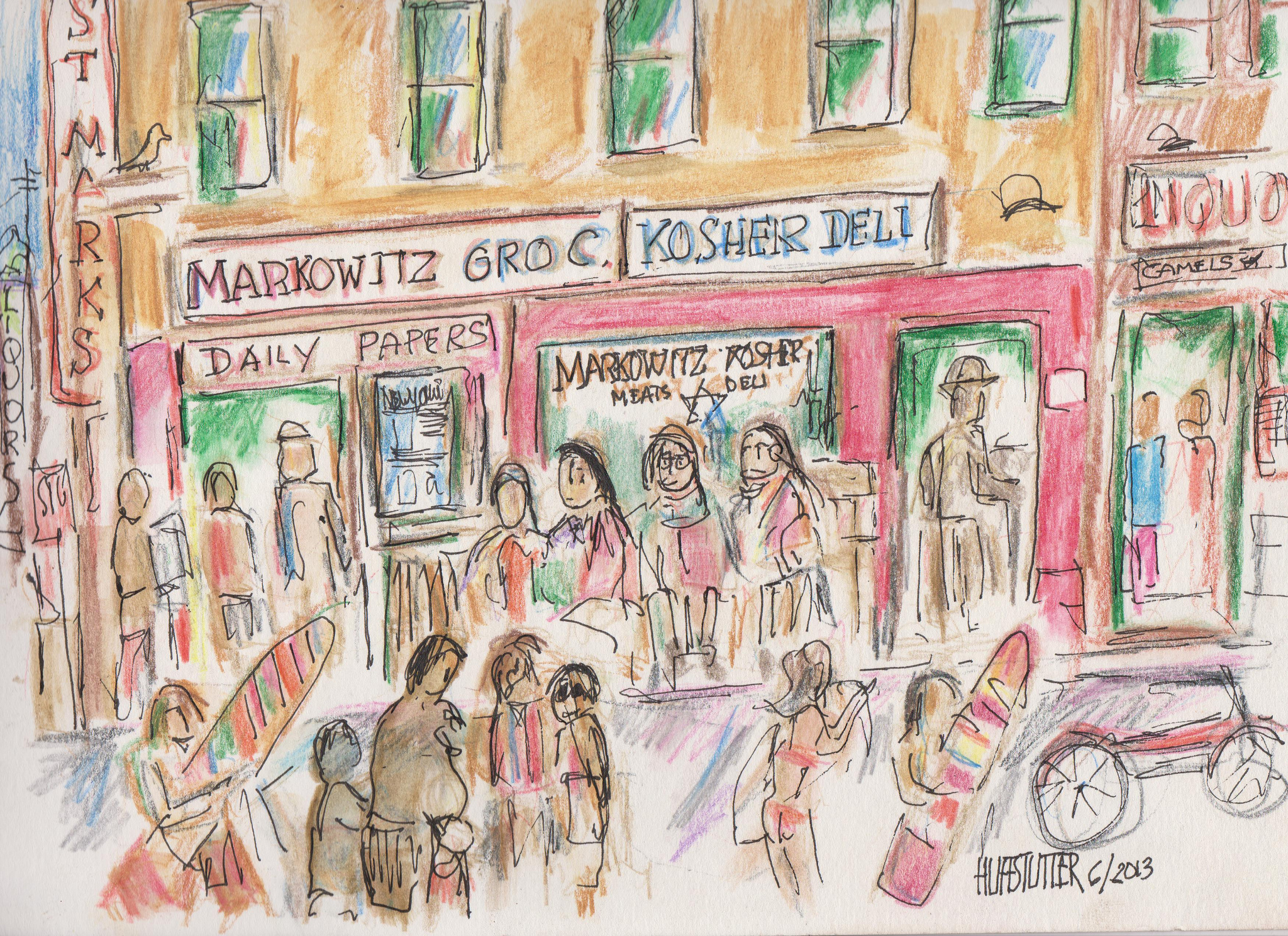 Kosher Deli Illustration